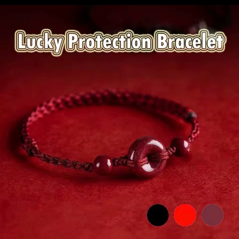 Hand Made Elegant Red Lucky Protection Bracelet